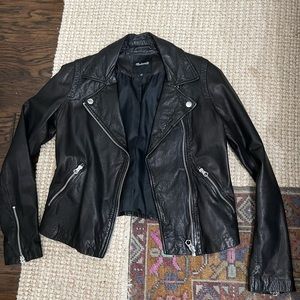 Madewell vegan leather jacket